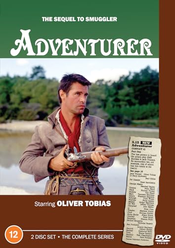 DVD cover featuring Oliver Tobias holding a musket with a list of cast credits.