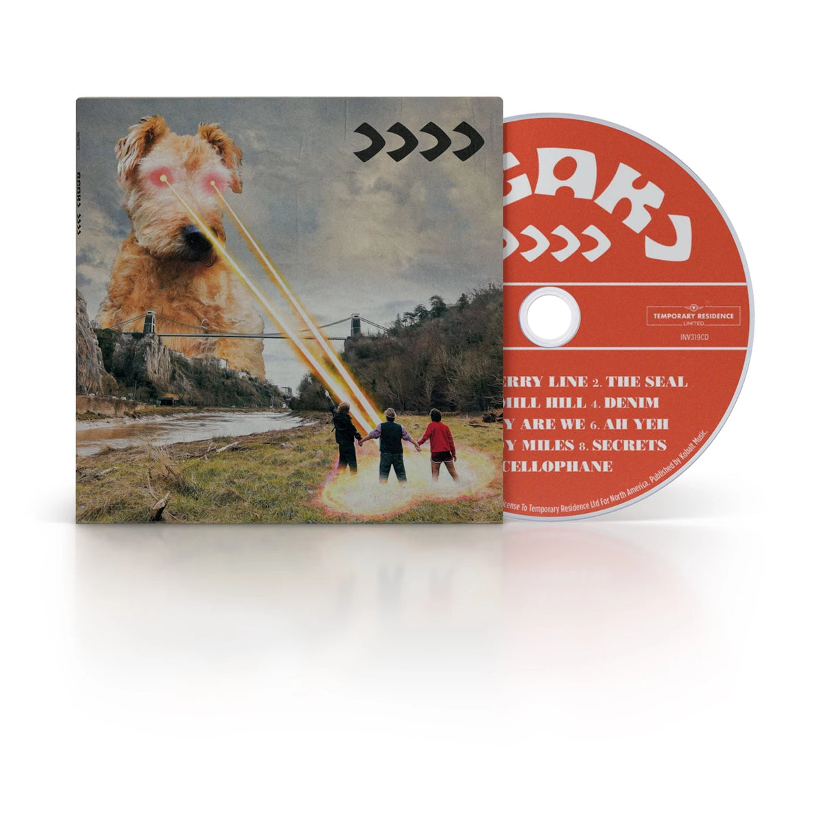 CD in a jewel case with a bird beak design on the cover.