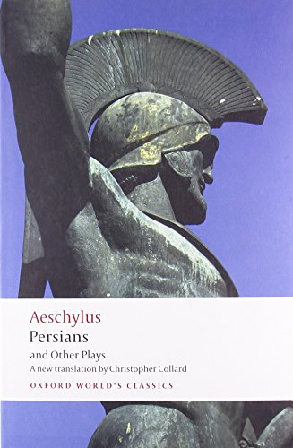 Book cover: bronze sculpture of a helmeted warrior, title "Persians.