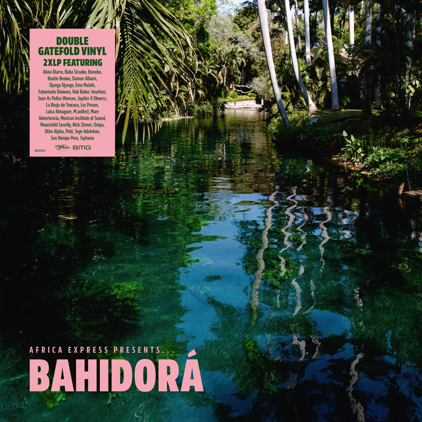 Double vinyl record for “Bahidorá” with tropical foliage imagery.