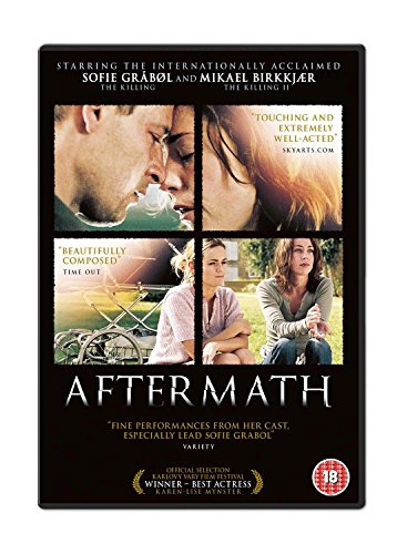 DVD cover for "Aftermath" featuring distressed people in divided panels.