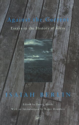 Book cover: “Against the Current” by Isaiah Berlin, with ocean image.