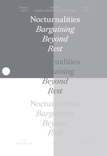 Book cover with stacked text and geometric gray and white blocks.