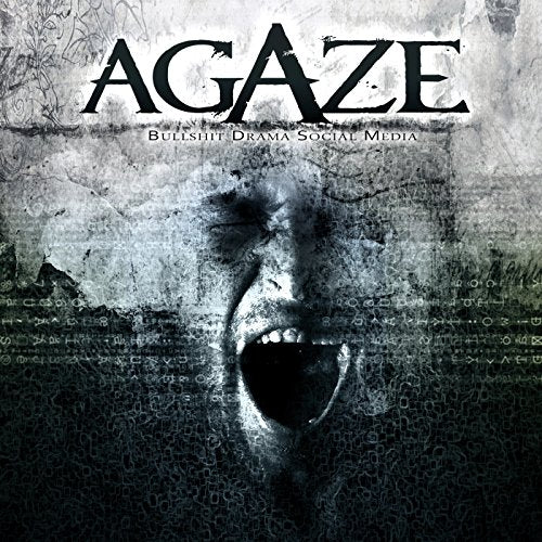 CD cover with distressed texture, featuring a screaming face and text.