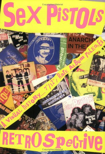Book cover featuring Sex Pistols memorabilia and band imagery.