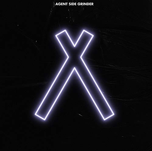 Agent Side Grinder album cover featuring a glowing purple X on a black background.