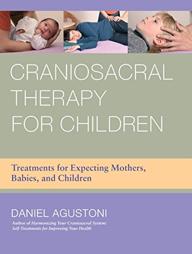 Book cover depicting craniosacral therapy treatments for mothers, babies, and children.