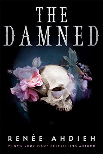 Book cover: skull with pink roses against a dark, smoky background.