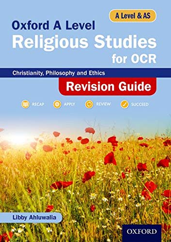 Religious Studies revision guide cover with a field of red poppies.