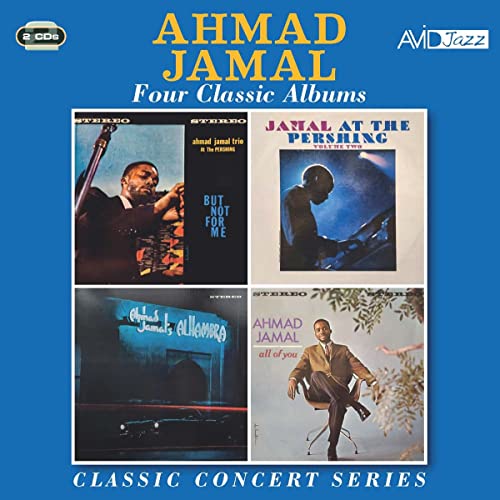 Ahmad Jamal Four Classic Albums CD cover featuring four vintage jazz album art panels.