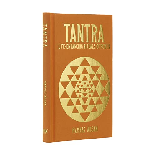 Orange book cover with golden Sri Yantra symbol and title "Tantra".