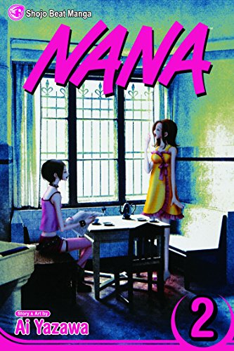 Manga cover of Nana Volume 2 featuring two women sitting at a table indoors.