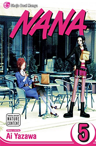 Manga cover featuring two women at an outdoor cafe with the title Nana above.
