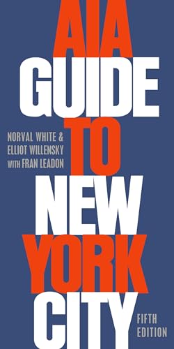 Book cover: “AIA Guide to New York City” in bold, stacked white and orange text.