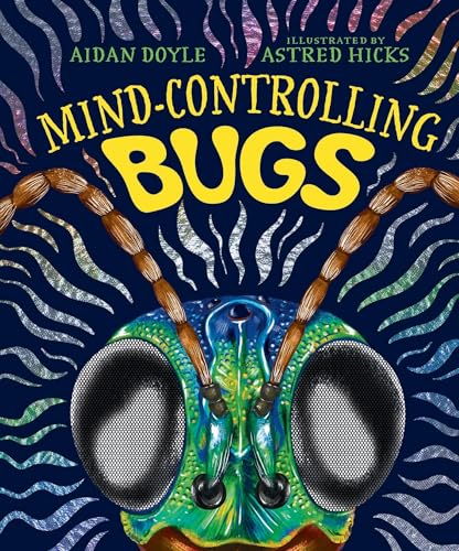 Book cover: colorful illustrated bug with large eyes and antennae.