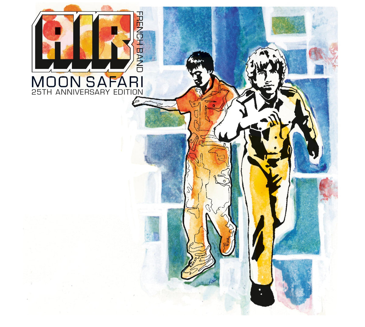 CD case for Air’s “Moon Safari” 25th Anniversary edition, featuring abstract art.