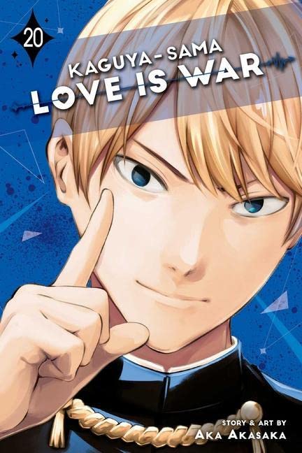 Manga volume 20 cover featuring a close-up of a blonde male character.