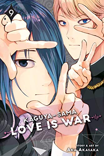 Manga cover featuring two anime-style characters making peace signs.