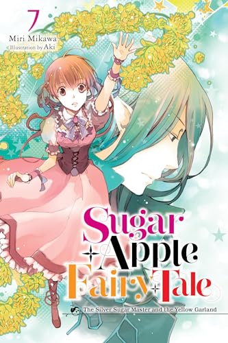 Light novel cover with two anime-style characters and floral designs.