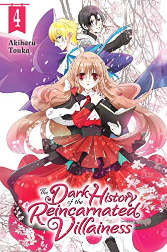 Manga volume 4 cover with three anime-style characters and floral background.