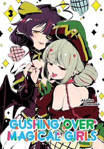 Manga cover featuring two young women in colorful, fantastical outfits.
