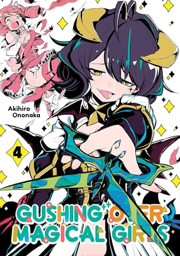 Manga cover featuring two magical girls with colorful hair and dramatic poses.