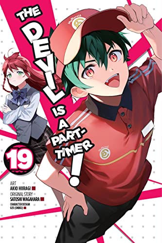 Manga volume 19 cover with two anime characters, one in a McDonald's uniform.
