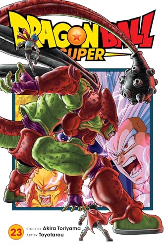 Colorful manga book cover featuring Goku in a powerful stance with dragon balls surrounding him.