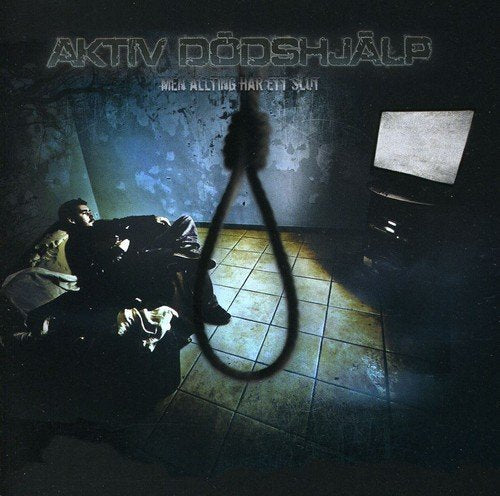CD cover depicting a person and a noose in a dimly lit room.