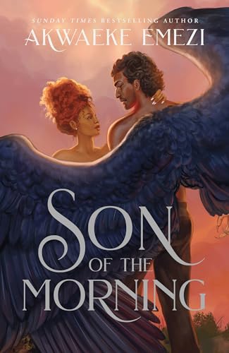 Book cover featuring a couple embraced with large, dark wings.