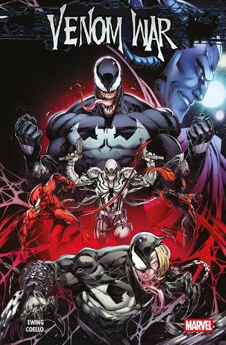 Comic book cover featuring Venom and Carnage in a dynamic battle scene.