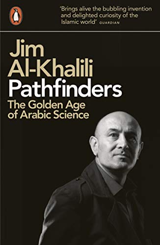 Book cover: āPathfindersā by Jim Al-Khalili, featuring a portrait.