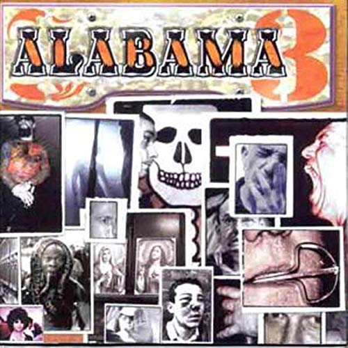 Alabama 3 album cover: collage of faces and imagery, bold text.