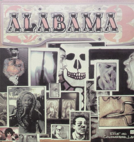 Alabama 3 album cover, “Exile On Coldharbour,” with collage of faces.