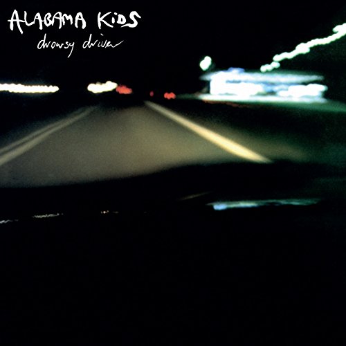 Night highway view from a car, album cover for Alabama Kids.