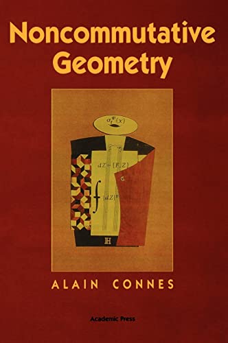 Book cover for “Noncommutative Geometry” by Alain Connes, with abstract art.