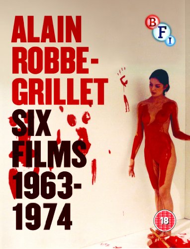 Blu-ray cover featuring a woman covered in red paint against a white wall.