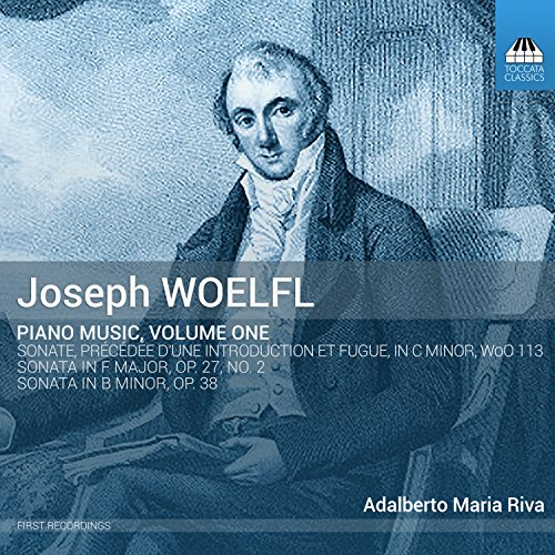 CD cover featuring a portrait of composer Joseph Woelfl and text details.