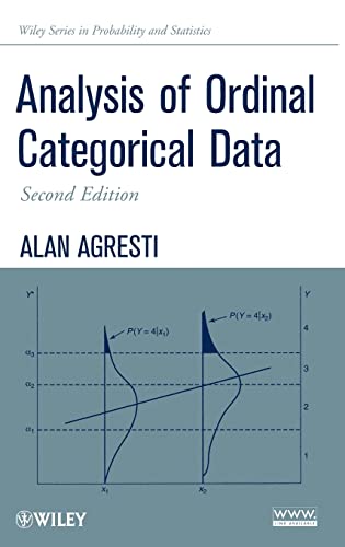 Book cover: "Analysis of Ordinal Categorical Data," second edition, by Alan Agresti.