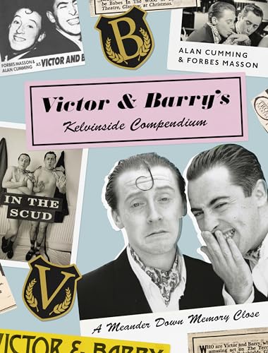 Book cover featuring black and white photos of comedians Victor and Barry.