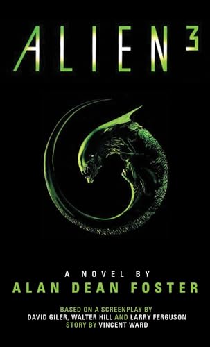 Black book cover featuring a coiled Alien creature in green light.