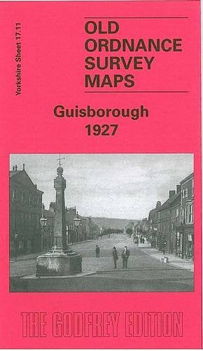 1927 Ordnance Survey map of Guisborough, Yorkshire, with street scene.