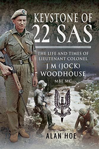 Book cover featuring a soldier in uniform, titled “Keystone of 22 SAS.”
