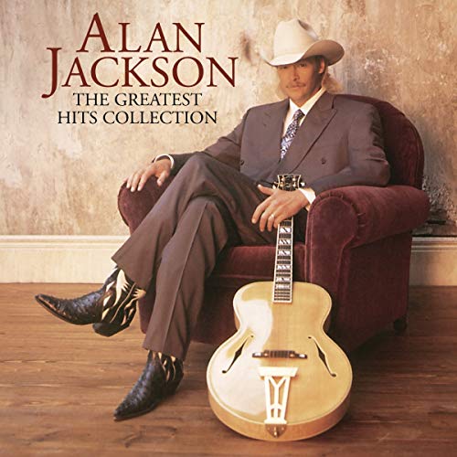 Alan Jackson album cover featuring the artist with a guitar.