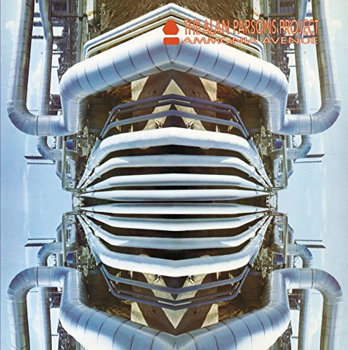 Album cover for The Alan Parsons Project’s “Ammonia Avenue” featuring industrial pipes.