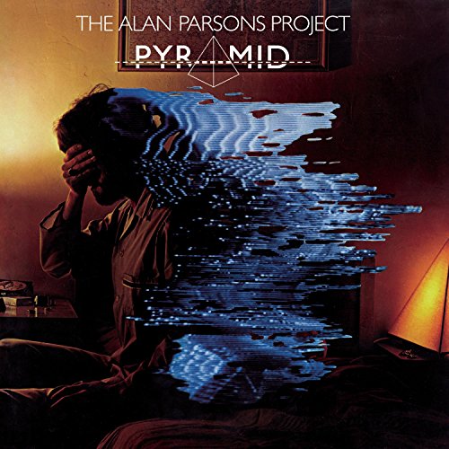 Album cover for The Alan Parsons Project’s “Pyramid” featuring a distorted figure.