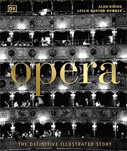 Book cover for “Opera” showing a tiered theater audience in grayscale.