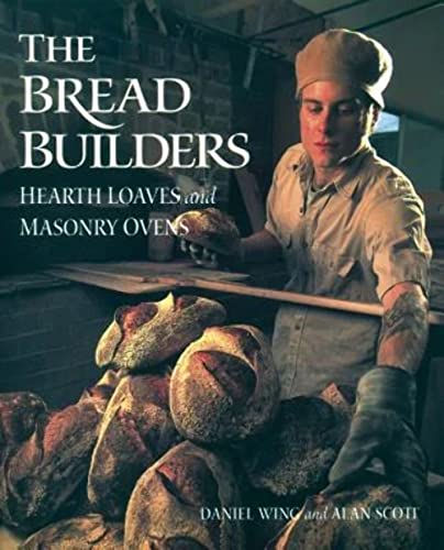 Book cover featuring a baker with loaves of bread and a masonry oven.