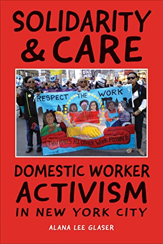 Book cover featuring protestors holding a banner at a rally.