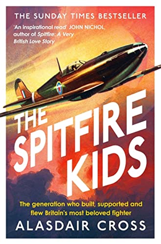 Book cover for “The Spitfire Kids” featuring a Spitfire airplane.